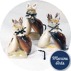 8139-P8 - Mini Cowry Mice - 3 Pack